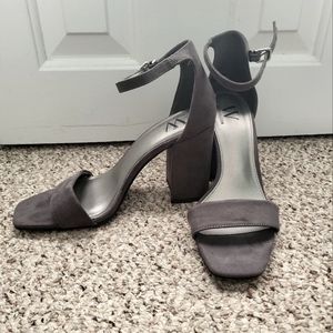 Worthington Light Grey Block Heels